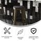 Flash Furniture 30" GN Metal Bar Stool-Black Poly Seat, 4PK 4-ET-31320-30-GN-R-PL2B-GG - alternate 8